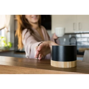 Enceinte sans fil 3 W en aluminium recyclé - Jaquann - noir