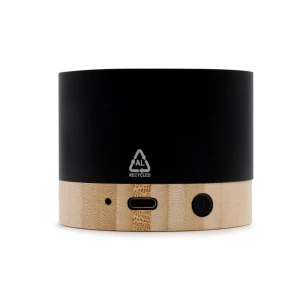 Enceinte sans fil 3 W en aluminium recyclé - Jaquann - noir