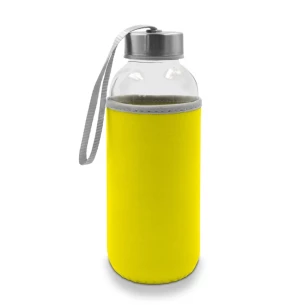 Bouteille en verre Bob de 420 ml - jaune