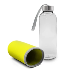 Bouteille en verre Bob de 420 ml - jaune