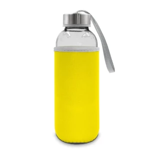 Bouteille en verre Bob de 420 ml - jaune