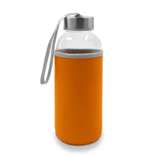 Bouteille en verre Bob de 420 ml - orange
