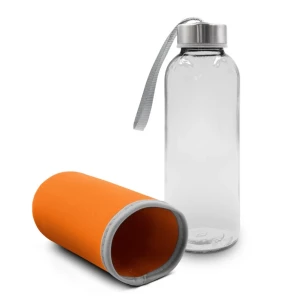 Bouteille en verre Bob de 420 ml - orange