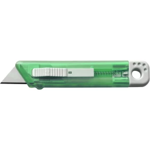 Couteau à papier peint avec mécanisme de sécurité Rabel - vert clair