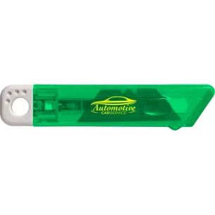 Couteau à papier peint avec mécanisme de sécurité Rabel - vert clair