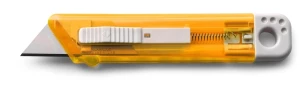 Couteau à papier peint avec mécanisme de sécurité Rabel - orange