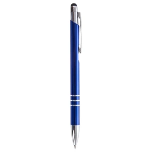 Stylo à bille, stylet Zachary - bleu marine