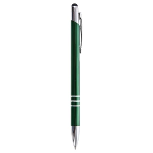 Stylo à bille, stylet Zachary - vert
