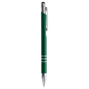 Stylo à bille, stylet Zachary - vert