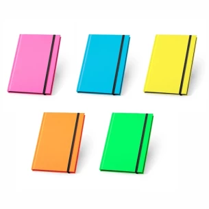 Carnet Neon A5 - Rose
