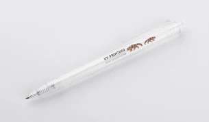 Stylo à bille KLIIR en rPET - transparent