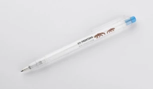 Stylo à bille KLIIR en rPET - bleu clair