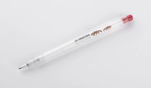 Stylo à bille KLIIR en rPET - rouge