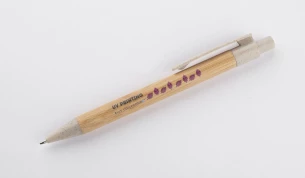 Stylo à bille en bambou BAMMO - beige