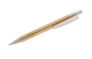 Stylo à bille en bambou BAMMO - beige