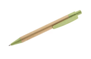 Stylo à bille en bambou BAMMO - vert clair