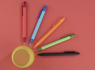 Stylo à bille POLI - rouge