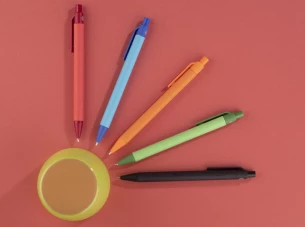 Stylo à bille POLI - noir