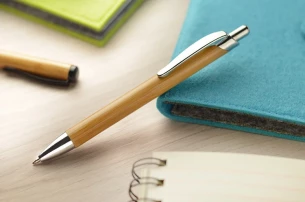 Stylo à bille en bambou PURE - marron