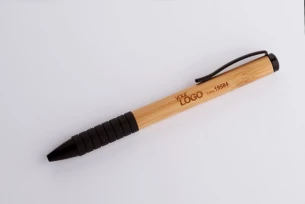 Stylo à bille en bambou RUB - marron