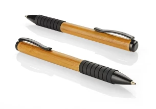 Stylo à bille en bambou RUB - marron