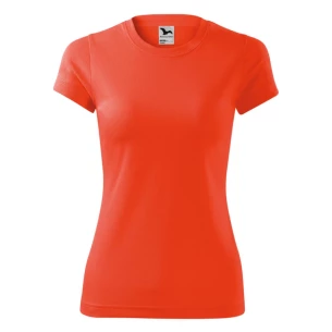 T-shirt Fantasy pour femme - orange fluo