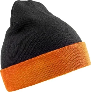 Bonnet d'hiver Arctos - Orange/Noir