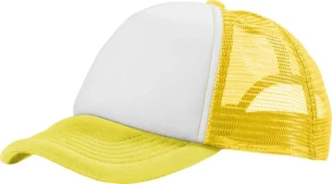 Casquette tricolore - Jaune/Blanc