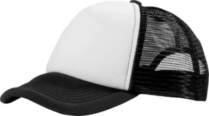 Casquette tricolore - Noir/Blanc