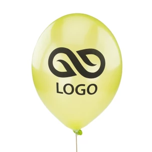 Ballon métallisé 30cm - Jaune