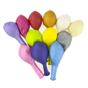 Ballon métallisé 30cm - Vert vif