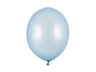 Ballon métallisé 30cm - Bleu clair
