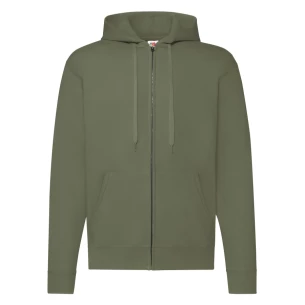 Sweat à capuche zippé FOTL - Olive