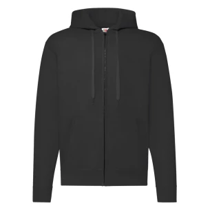 FOTL Zip Through Hooded Sweatshirt - Noir