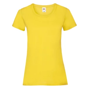 FOTL Lady-Fit ValueWeight T-shirt - Jaune