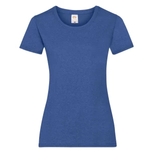 FOTL Lady-Fit ValueWeight T-Shirt - Mélange bleu