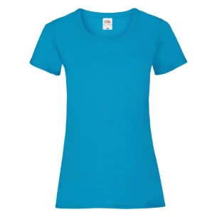 FOTL Lady-Fit ValueWeight T-Shirt - Bleu clair