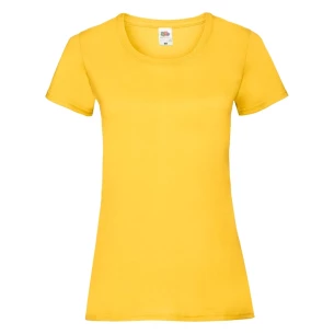 FOTL Lady-Fit ValueWeight T-Shirt - Jaune foncé