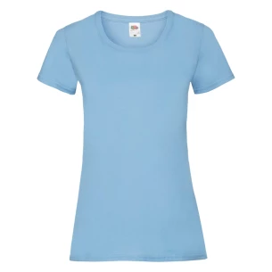 FOTL Lady-Fit ValueWeight T-shirt - Bleu