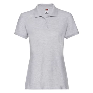 Polo Premium pour femmes Fruit Of The Loom - Gris