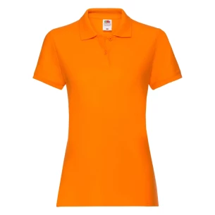 Polo Premium pour femmes Fruit Of The Loom - Orange