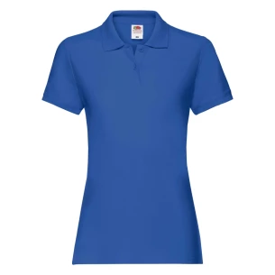 Polo Premium pour femmes Fruit Of The Loom - Bleu