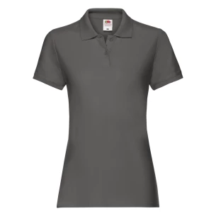 Polo Premium pour femmes Fruit Of The Loom - Graphite