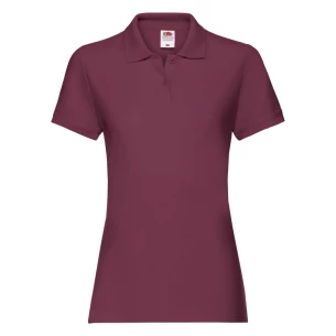 Polo Premium pour femmes Fruit Of The Loom - Bourgogne