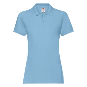 Polo Premium pour femmes Fruit Of The Loom - Bleu
