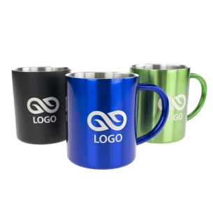 Mug en acier Hugo - Bleu