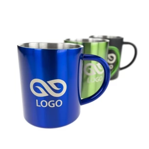 Mug en acier Hugo - Bleu