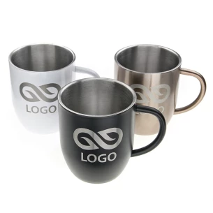 Tasse en acier Falun - Noir