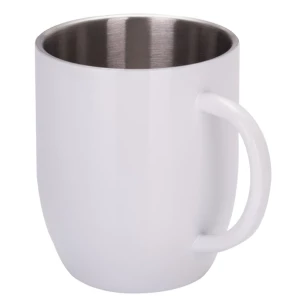Tasse en acier Falun - Blanc