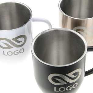 Tasse en acier Falun - Blanc